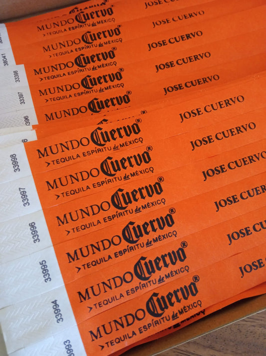 Pulseras Tyvek