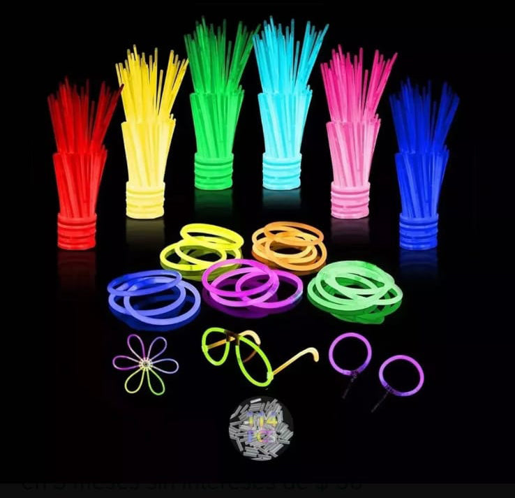 Pulsera tubo brazalete fosforescente